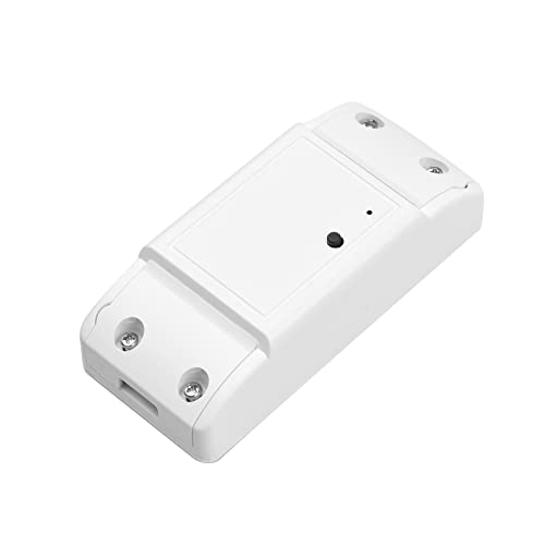 HUIOP Interruptor Inteligente WiFi,Interruptor Inteligente WiFi Compatible con Amazon Alexa y Google Home Timer 10A/2200W Interruptor Remoto inalámbrico para Android/iOS Control de Aplicaciones para