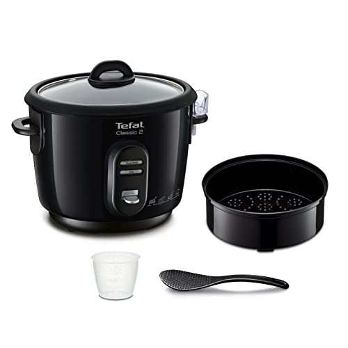 Tefal RK102811 Classic - Arrocera, color negro metalizado