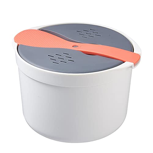 Hervidor de arroz para microondas, vaporizador de microondas, vaporizador Inteligente 2 en 1