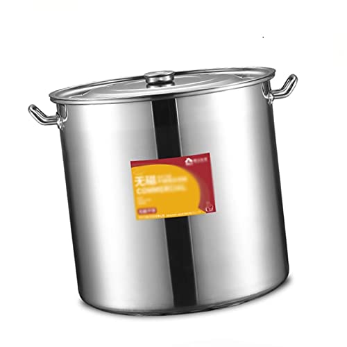Olla Para Sopa - Stock Olla - Olla De Cocina, Olla De Sopa De Acero Inoxidable 304, Olla De Cocina, Catering/olla De Sopa Espesada Para El Hogar Con Tapa, Para Estufa De Gas (Size : 66L)