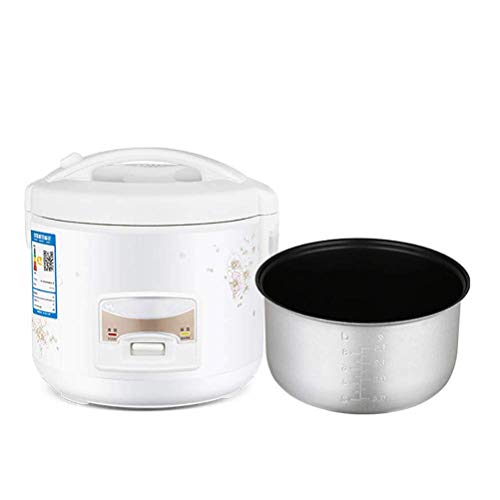 Olla Arrocera Multicocina De Gran Capacidad De 3L Con Olla Interior De Primera Calidad Y Función De Mantener Caliente Olla Para El Hogar Y Vaporera Para 2-4 Personas,Blanco (Blanco)