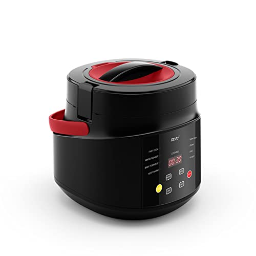 NA Olla arrocera para Coche, Mini Olla arrocera portátil Universal de 12 V / 24 V, Olla arrocera eléctrica pequeña de 2 l y vaporizador, caravanas, Camiones(Black)