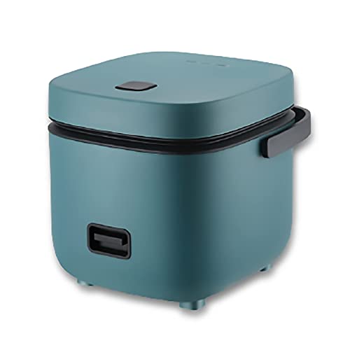 Olla Arrocera Pequeña De 1,2 L Con Vaporera, Funcionamiento Con Un Solo Toque, Función De Calor, Revestimiento Antiadherente, Limpieza Fácil, Para 1 O 2 Personas, 200 W, 220-240 V,Azul