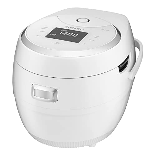CUCKOO olla arrocera electrica y vaporera con 14 programas, función turbo y mantener caliente, temporizador, olla interior antiadherente y función de autolimpieza (hasta 10 personas)