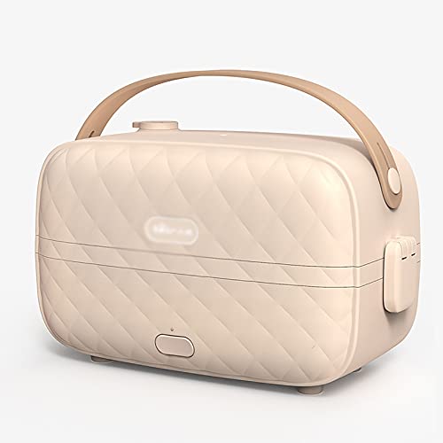 Caja De Almuerzo De Calefacción Caja De Comida Eléctrica Oficina De Calefacción Eléctrica Compras De Vapor De Vapor Aislamiento De Arroz Caliente Caja Fácil ( Color : Pink , Size : 26x13.5x16.5CM )