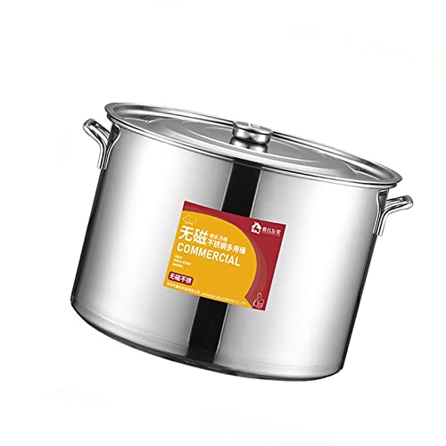 Olla Para Sopa - Stock Olla - Olla De Cocina, Olla De Almacenamiento De 13-40L, Olla De Sopa De Acero Inoxidable 304 Gruesa Comercial/doméstica De Catering Con Tapa, Para Estufa De Gas (Size : 13L)