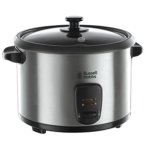 Russell Hobbs 19750 - Arrocera/olla de vapor (1,8 l), color plateado