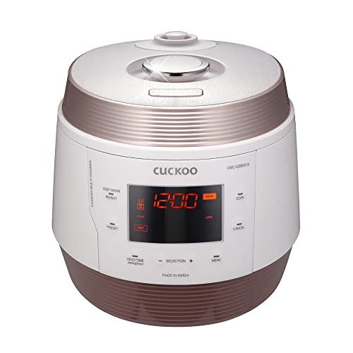 CUCKOO CMC-QSB501S ICOOK Q5 8 en 1 Premium Olla a presión de vapor Olla multiuso de acero inoxidable