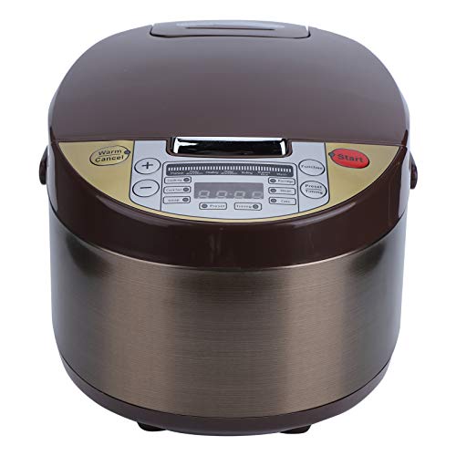 Olla arrocera, vaporera multifuncional para arroz Olla arrocera con temporización hipoglucémica inteligente Olla arrocera eléctrica Olla arrocera doméstica (3L)(EU PLUG)