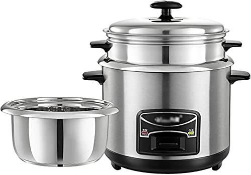 HHORB Ollas Arroceras, Olla Arrocera Portátil (2-6L) Olla Interior De Acero Inoxidable con Vaporizador, Funciones Cálidas, para 1-11 Personas (Tamaño: 6L),5L