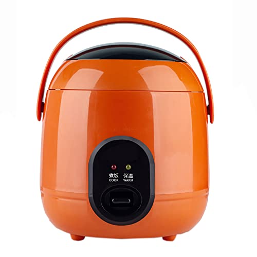 Olla arrocera eléctrica de 1,2 l, ollas arroceras pequeñas, vaporera eléctrica para alimentos, calentador, cocina platos de arroz, carne, curry y gachas