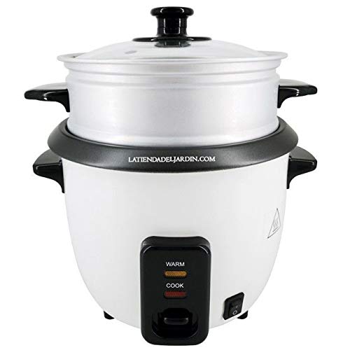 Suinga ARROCERA ELÉCTRICA con capacidad de 1 litro (4-5 raciones) con función de mantener caliente. Incluye cuchara y vaso medidor. Potencia 400 W