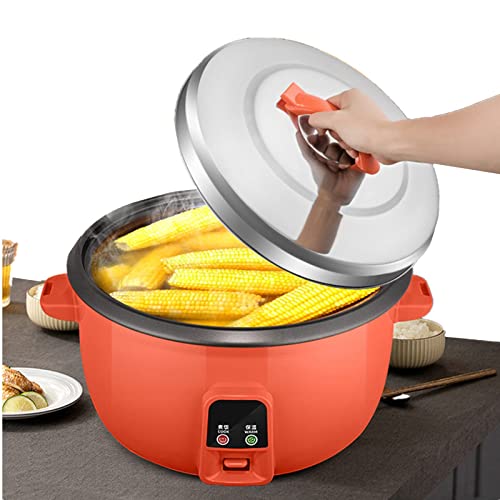 Olla Arrocera Grande De 13L Con Cuenco De Aleación De Aluminio, Mini Arrocera Con Revestimiento Antiadherente Con Función De Mantenimiento Del Calor Para 15-20 Personas
