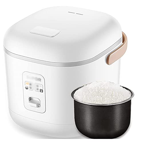 Olla arrocera/Dormitorio en casa pequeña Mini arrocera arroz Dulce Olla Caliente Fideos instantáneos 1.2L arrocera