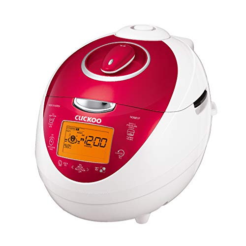 CUCKOO Arrocera digital CRP-N0681F pequeña | Fuzzy Logic | impresión digital de vapor HP | cocina de arroz | Rice Cooker