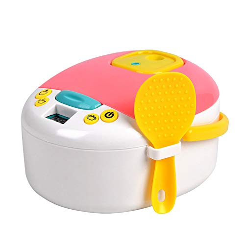 TWW Casa De Juegos para Niños Juego De Juguetes De Cocina Simulación De Cocina Olla Arrocera Vapor Spray Niños Y Niñas Ollas Arroceras para Bebés Juego Interactivo para Bebés