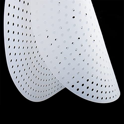 Cozylkx Alfombrilla Redonda para Vaporizador De Arroz De 40 cm, Almohadilla Reutilizable De Silicona A Prueba De Quemaduras, Alfombrilla De Malla para Olla Arrocera para Evitar La Corteza De Arroz