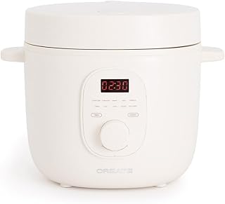 CREATE/RICE COOKER STUDIO/Arrocera eléctrica multifunción 2L blanco roto/Programable hasta 24h. prepara tartas. guisos o sopas. función de mantener el calor. 400W