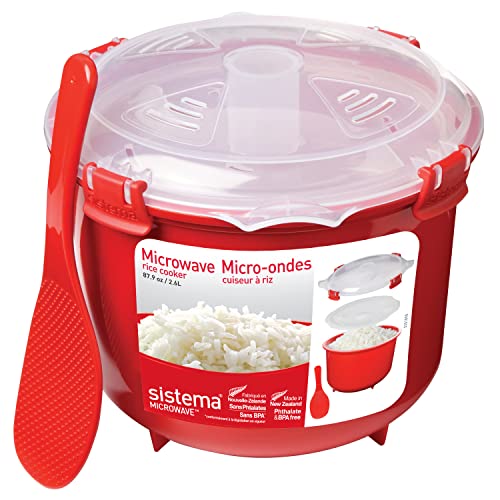 Sistema Olla de Vapor para Arroz, Color Rojo