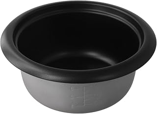 Olla interior de aleación de aluminio para olla arrocera de 1,5 L/2 L, cuenco de repuesto con escala de medición para una cocción precisa y fácil limpieza (1,5 L)
