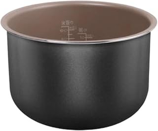 Ollas interiores de repuesto para cocinas eléctricas de 2 L, 3 L, 4 L, 5 L, tamaños de superficies, conductividad térmica optimizada, cuenco de repuesto para olla arrocera