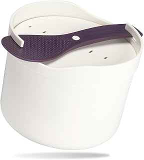 REISHUNGER arrocera microondas (1,7 l) - blanca - Para un arroz perfectamente cocido en solo 12 minutos