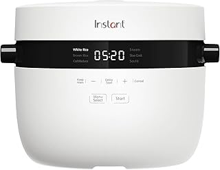 Instant Pot - Olla arrocera y vaporera, 2.8 L (12 tazas) – con recipiente antiadherente apto para lavavajillas, cesta de vapor de acero inoxidable, taza medidora, cuchara para arroz