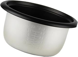 Recipiente Interior para Olla arrocera Reemplazo del Revestimiento de la Olla arrocera eléctrica de Aluminio antiadherentes Recipiente para Hornear Reemplazo de antiadherentes fáciles de