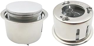 Olla arrocera eléctrica con regulador magnético de temperatura de acero 160-170 ° C termostato para electrodomésticos de hasta 1900 W, plata, 4,1 x 4,9 cm