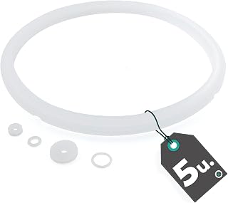 Pack 5 Gomas de Silicona para Ollas GM –Compatible con Series B, C, D, E, F, G, H y Cocimix (Diámetro 22 cm) para 5-6L. - Junta de Sellado.