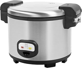 METRO Professional Olla arrocera GRC1950, 1950 W, acero inoxidable, Ø 34,7 cm, 12 L