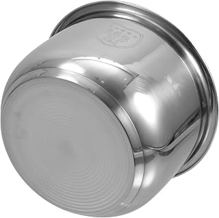 Olla interior Ninja Foodie Revestimiento for olla arrocera Plata Universal Acero inoxidable Utensilios de cocina de acero inoxidable Reemplazo de olla for olla arrocera / 29 (Color : Silver, Size :