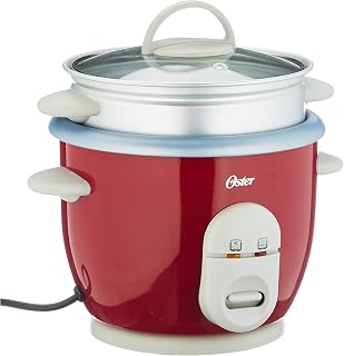 Arrocera Oster, Color rojo, Arrocera de 0,6 litros, 350 W, Plástico, CKSTRC4723